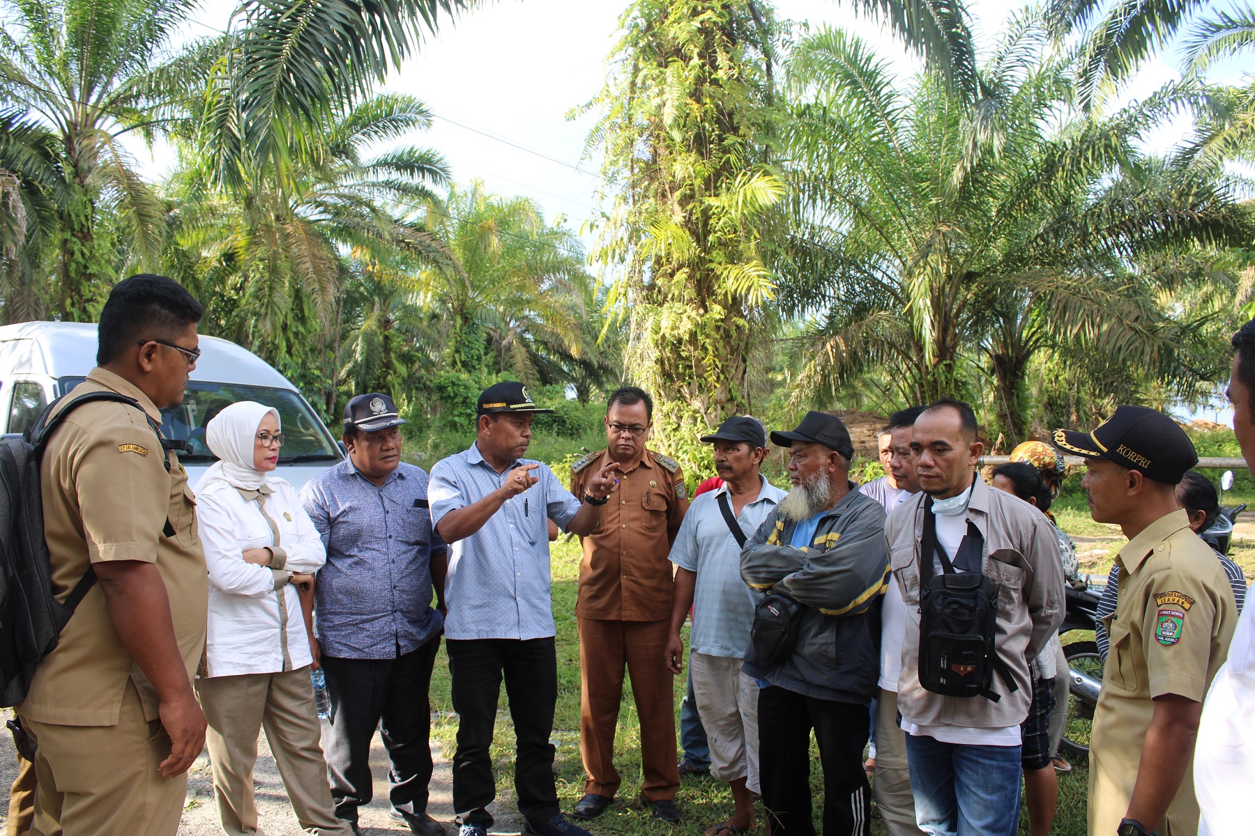 Kunjungan Lapangan Pimpinan dan Anggota Komisi “A” DPRD Kabupaten Asahan ke Desa Gotting Sidodadi Kec. BP. Mandoge