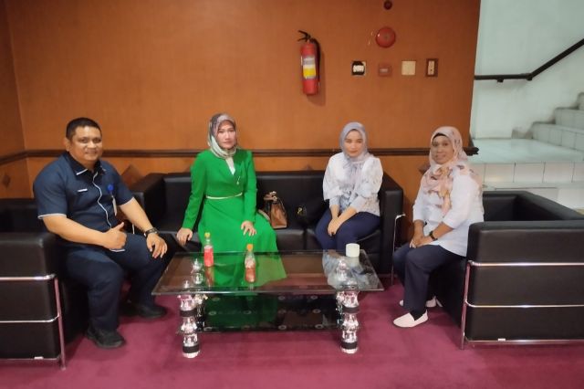 Rabu (15/02/2023) Kunjungan Kerja komisi D DPRD Kabupaten Asahan ke Kantor DPRD Provinsi Riau tentang bantuan hibah untuk kegiatan olahraga