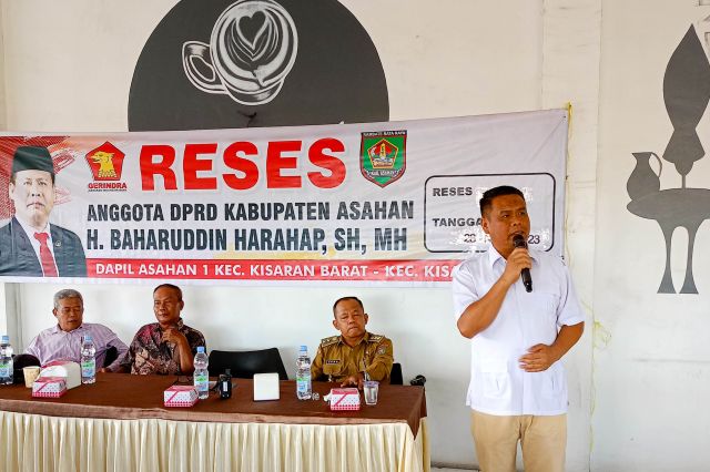 ANGGOTA DPRD KABUPATEN ASAHAN H. BAHARUDDIN HARAHAP, SH, MH MELAKSANAKAN RESES TAHAP I TAHUN ANGGARAN 2023 MASA PERSIDANGAN KE I